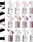 FAVAI The Nude Edit 12-teilige Gel-Nagellack-Set – 10 Nude-Nuancen + Base & Glänzender Top Coat · 12 x 15 ml / 0,5 oz (Pinselapplikation)