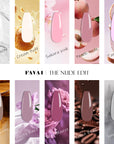 FAVAI The Nude Edit 10-Farben-Set für den Alltag in neutralen Tönen UV-Gel-Nagellack · 10 x 15 ml / 0,5 oz (Pinselapplikation)
