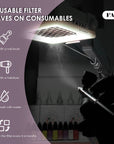 FAVAI Airbrush Dust Collector | Professional Nail Dust Extractor