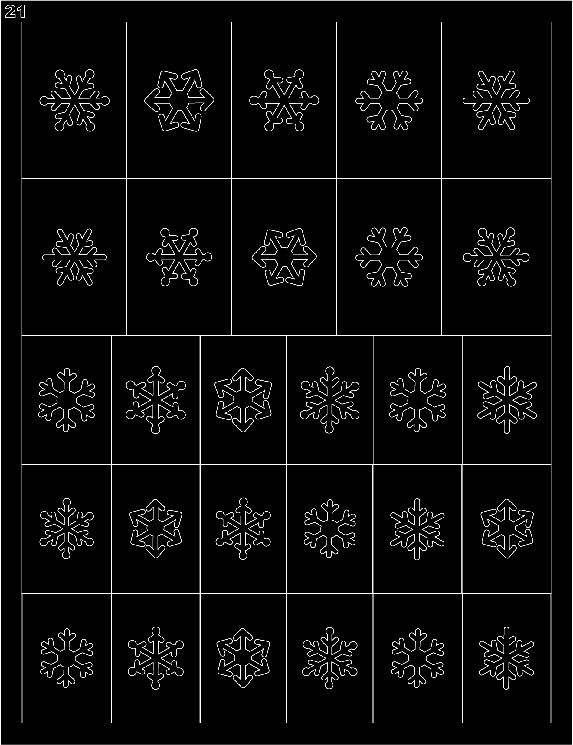 1 Sheet Airbrush French Nail Art Stencil  / 1 PC