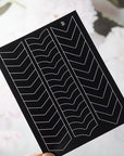 1 Sheet Airbrush French Nail Art Stencil  / 1 PC