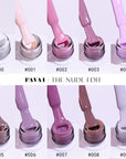 FAVAI The Nude Edit Kit di 10 colori per unghie UV Gel Polish neutro quotidiano · 10 x 15ml / 0,5oz (Applicazione con pennello)