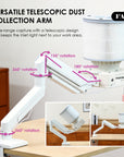 FAVAI Airbrush Dust Collector | Professional Nail Dust Extractor