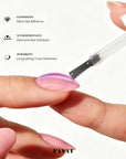 FAVAI Clear High Gloss UV Gel Top Coat – 15ml / 0.5oz (Brush Application)