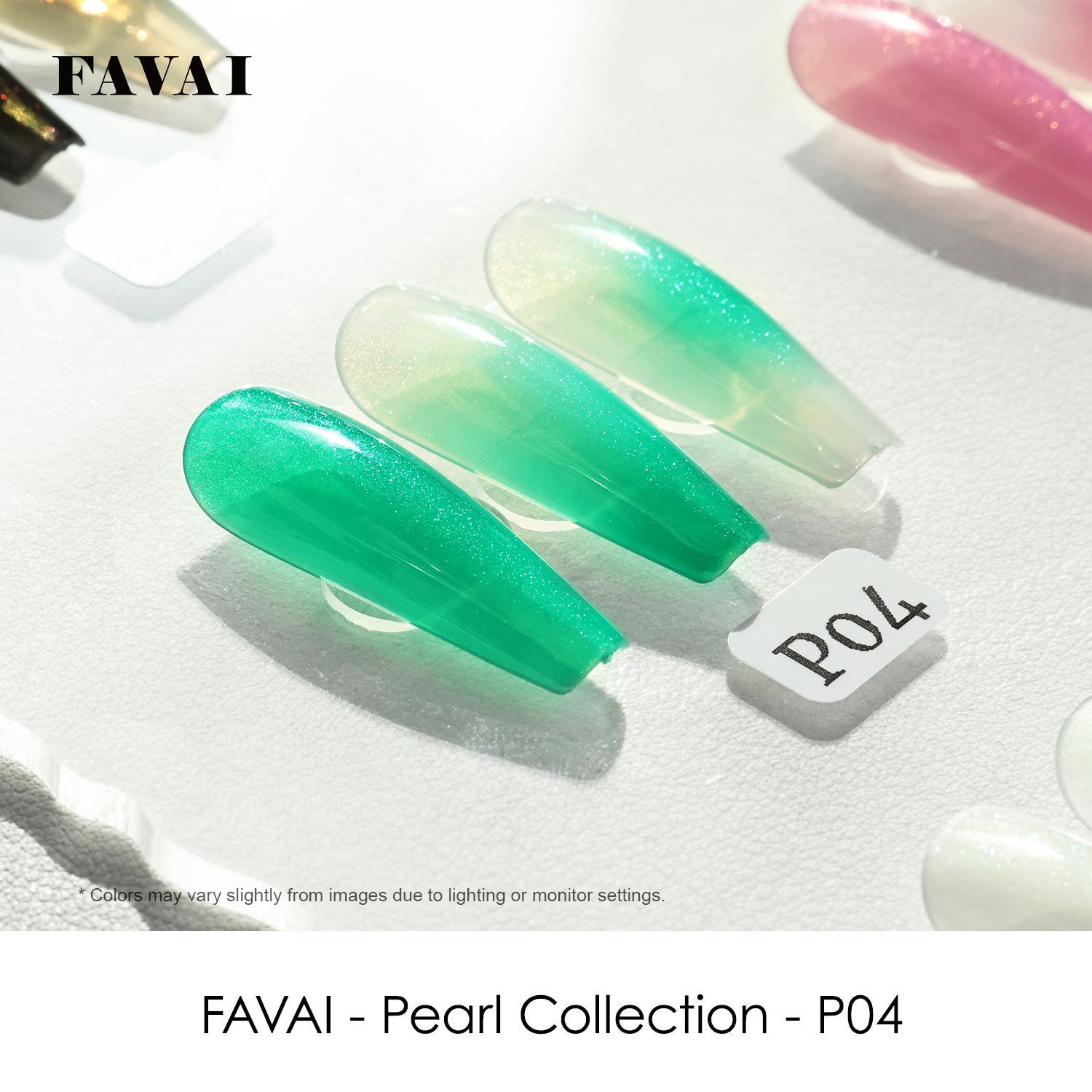 FAVAI Custom 12-Color Swatch Card