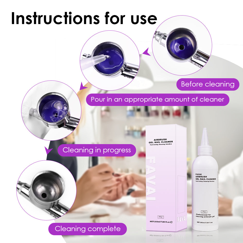 FAVAI Hot-12 Vernis à Ongles en Gel + Combo de Nettoyant Professionnel