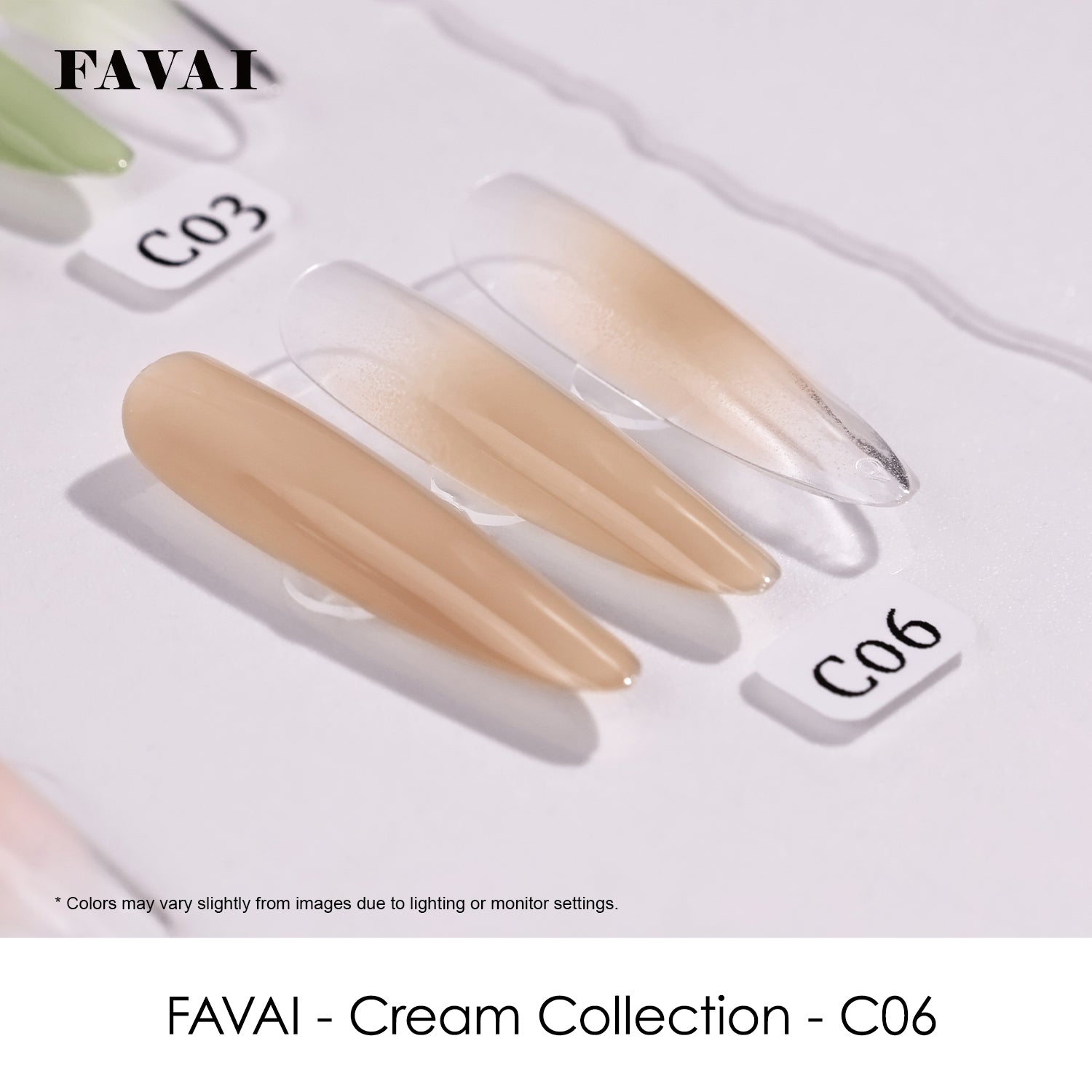 FAVAI Custom 12-Color Swatch Card