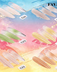 FAVAI 6 Colors Airbrush Gel Nail Polish Air Gel Set - Cream Collection (