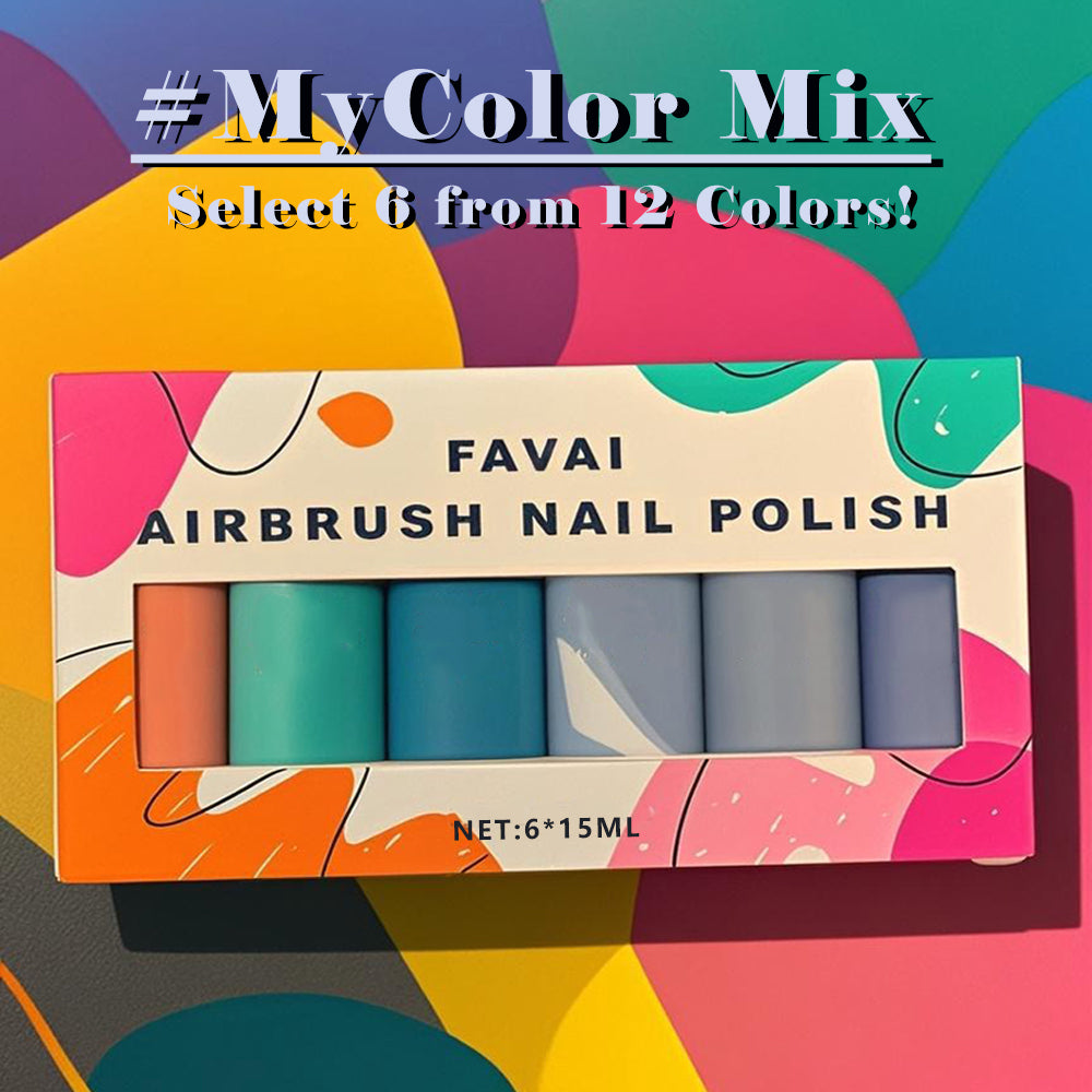 FAVAI MyColor Mix - Select 6 from Your Own Choice - 6*15ml