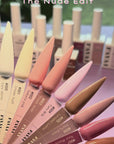 FAVAI The Nude Edit 12PCS Gel Polish Set – 10 Nude Shades + Base & Glossy Top Coat · 12 x 15ml / 0.5oz (Brush Application)